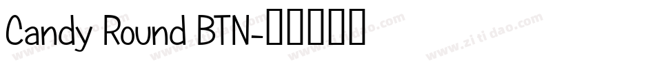 Candy Round BTN字体转换